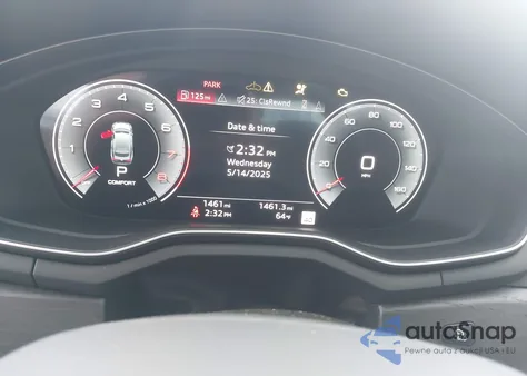 2025 Audi A5 Sportback Prestige 45 Tfsi S Line Quattro S Tronic из США, поврежденный, VIN WAUEACF58SA012978